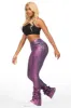 Vittoria Dark Wash/ Pink Foil Super Stacked Jean sold by Rockstar Original