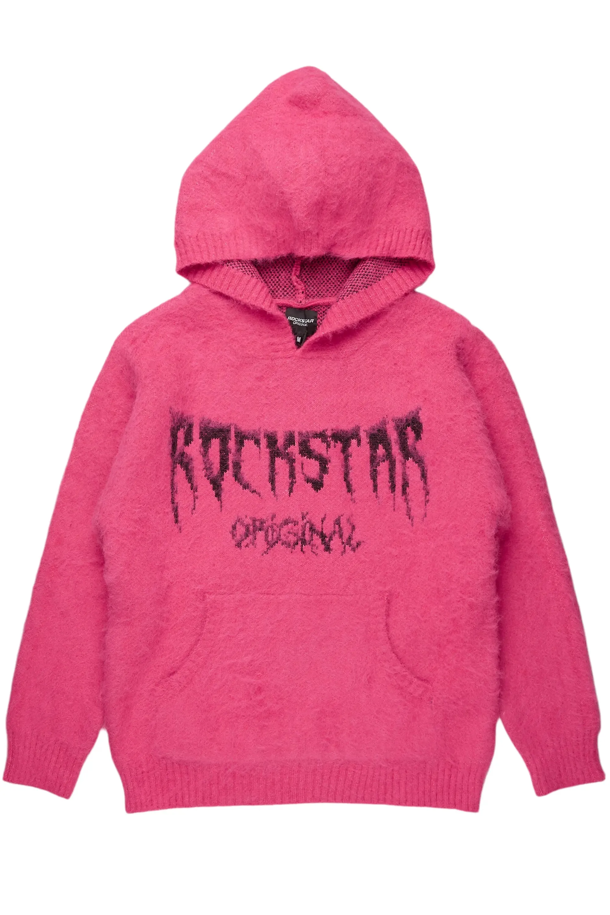 Andreas Pink Graphic Knit Hoodie sold by Rockstar Original