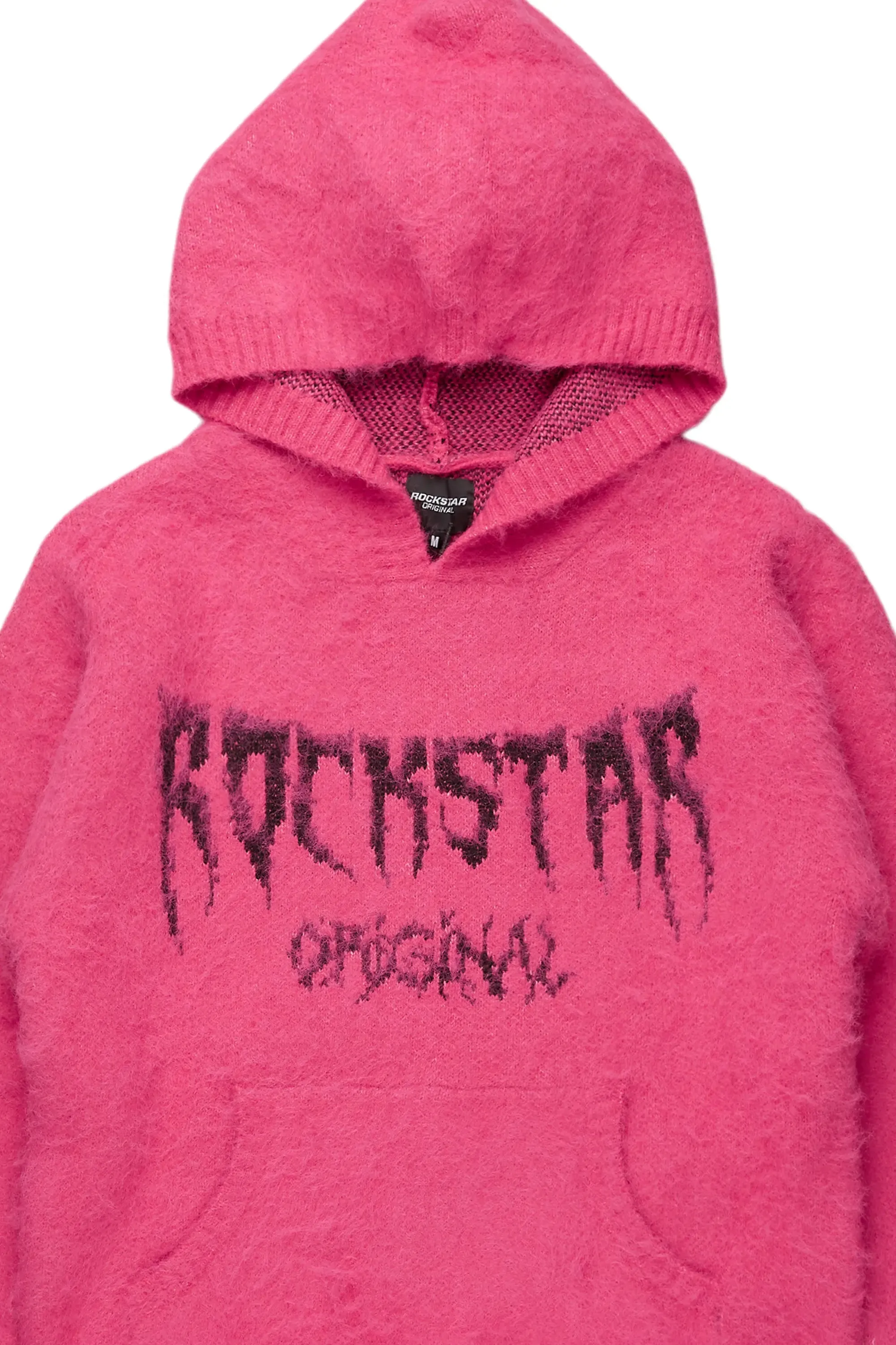 Andreas Pink Graphic Knit Hoodie sold by Rockstar Original product image thumbnail 2