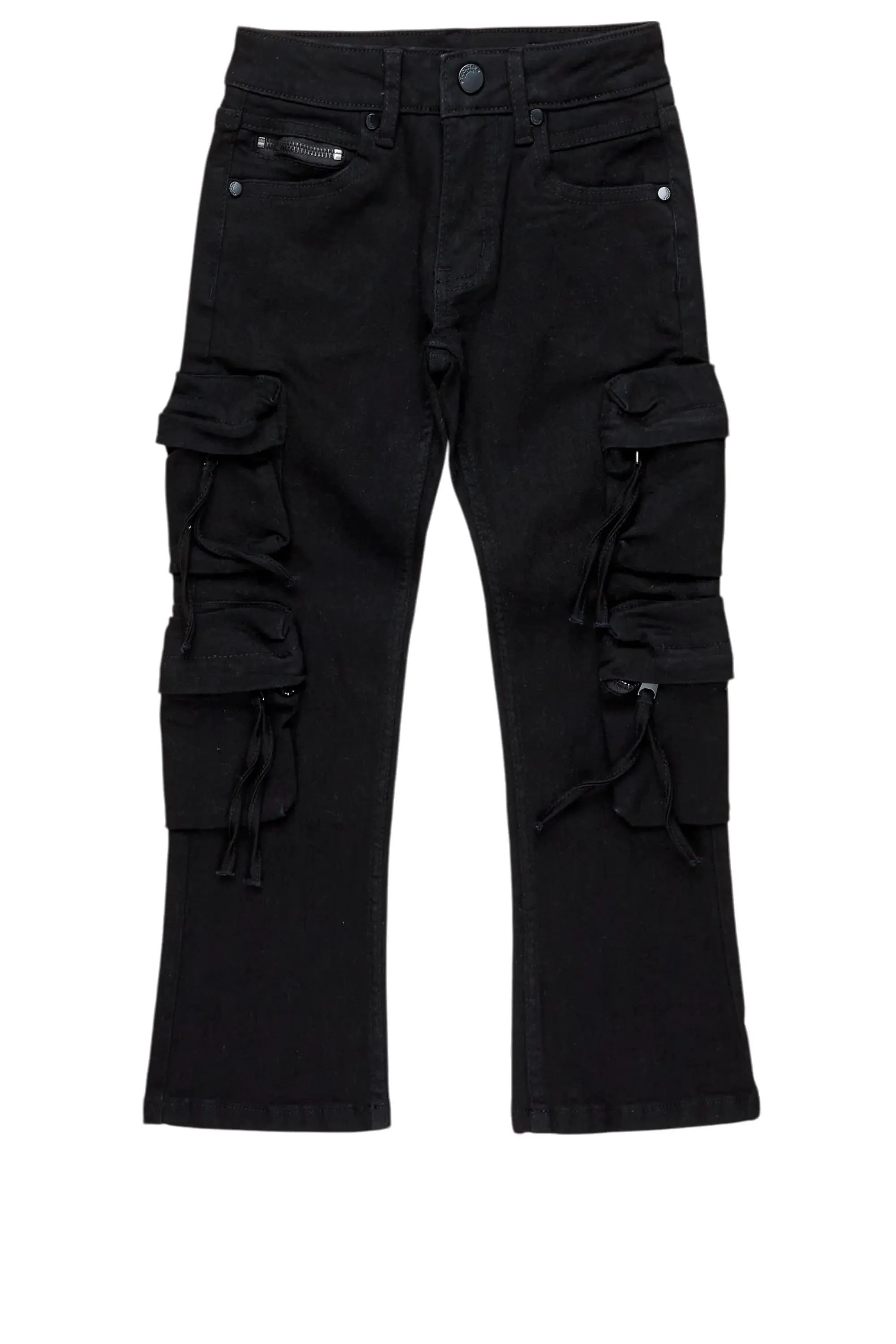 Boys Basiano Vintage Black Hoodie/Slim Fit Jean Set sold by Rockstar Original product image thumbnail 3