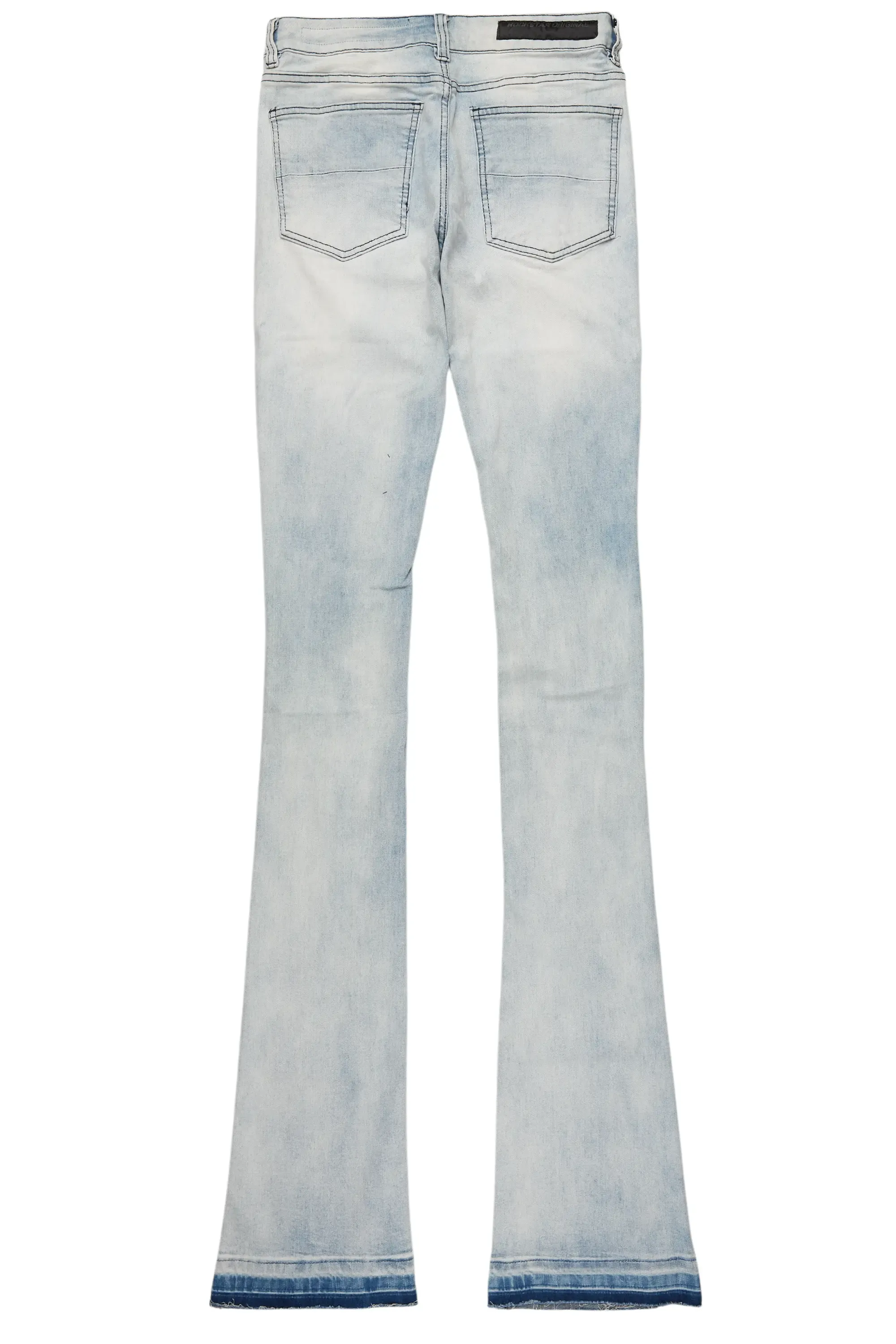 Stellan Blue Super Stacked Flare Jean sold by Rockstar Original product image thumbnail 3