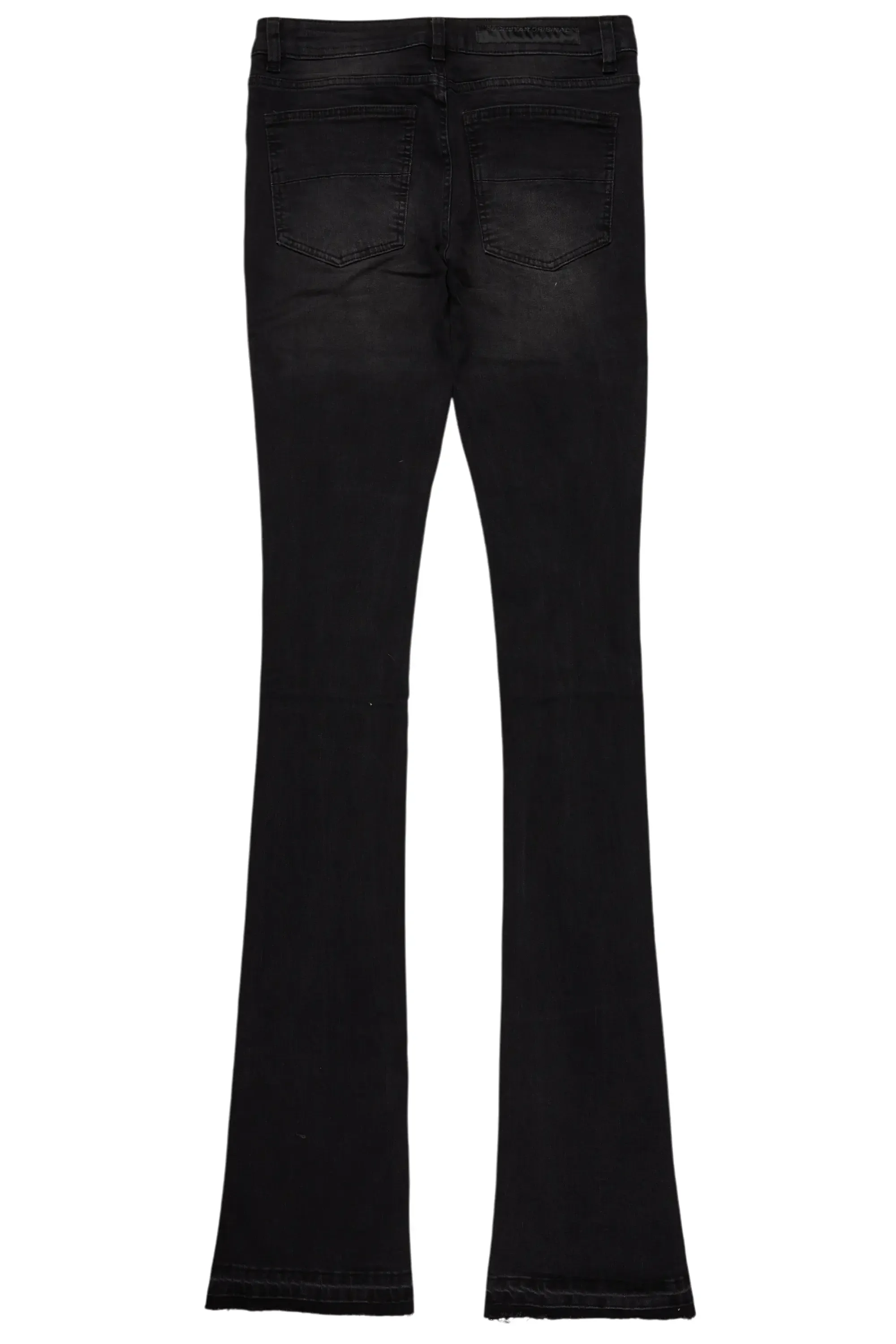 Stellan Dark Grey Super Stacked Flare Jean sold by Rockstar Original product image thumbnail 3