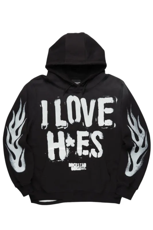 Banyan Black Graphic Hoodie sold by Rockstar Original
