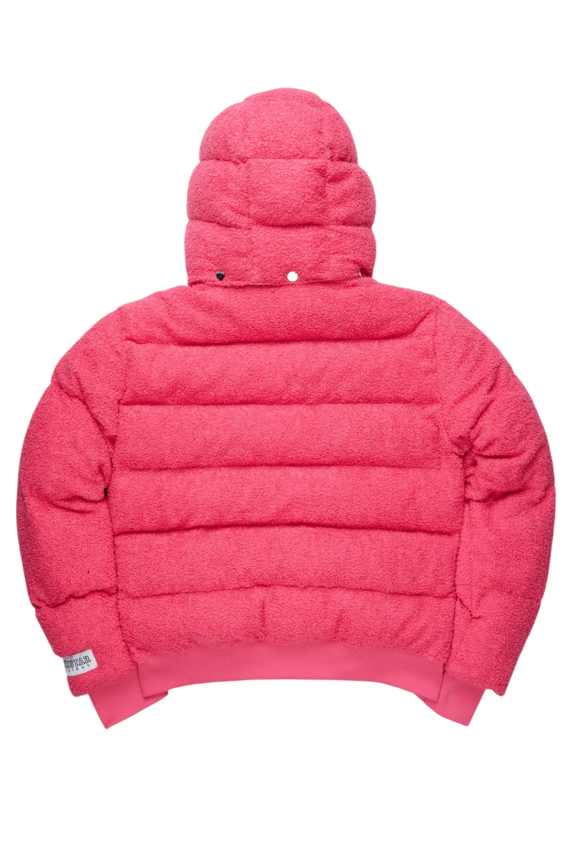 Kesia 2.0 Fuchsia Sherpa Puffer Jacket sold by Rockstar Original product image thumbnail 4