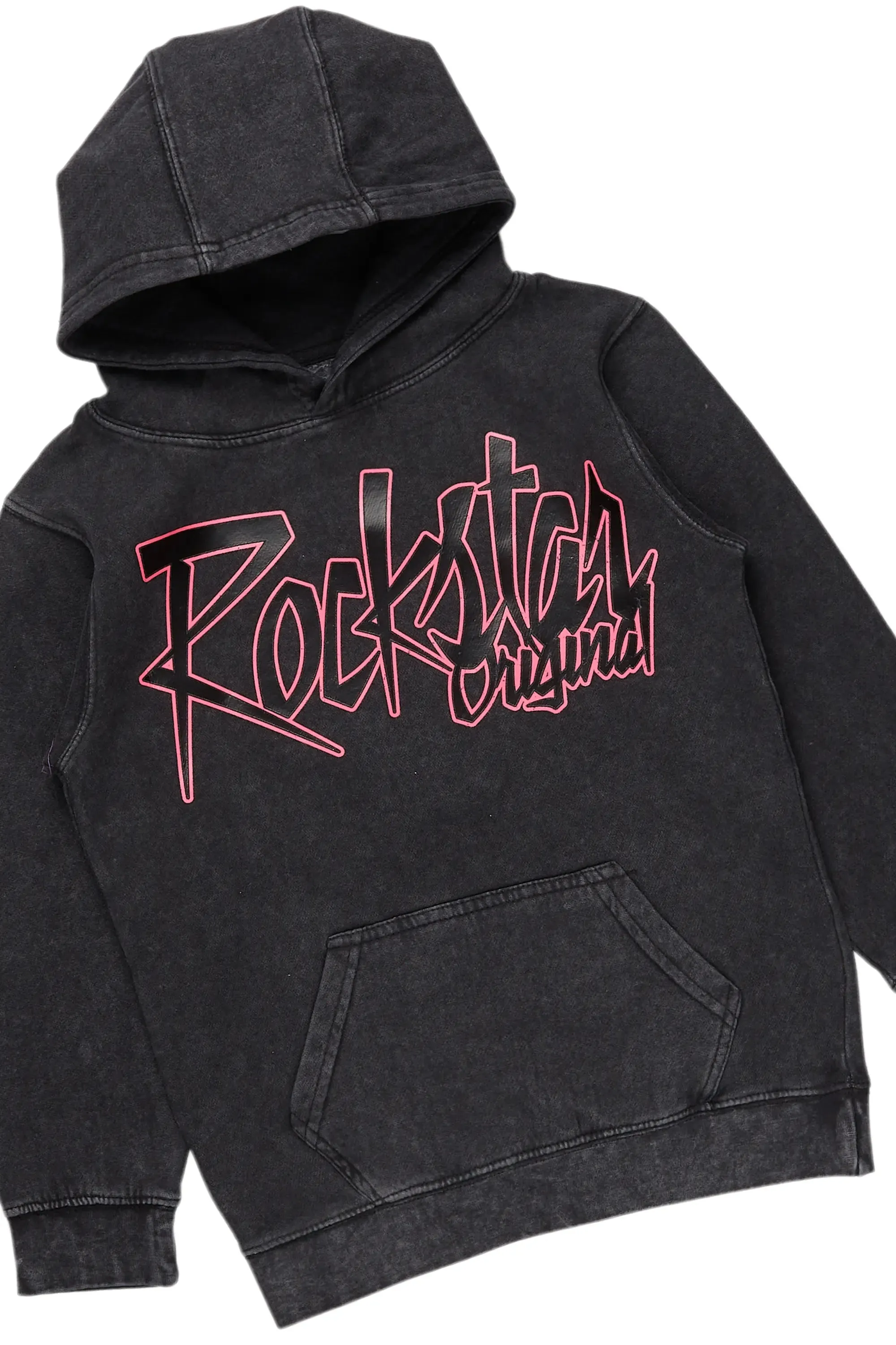 Boys Camacho Vintage Black Hoodie/Slim Fit Jean Set sold by Rockstar Original product image thumbnail 2