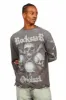 Skulls Charcoal Long Sleeve Graphic T-Shirt sold by Rockstar Original