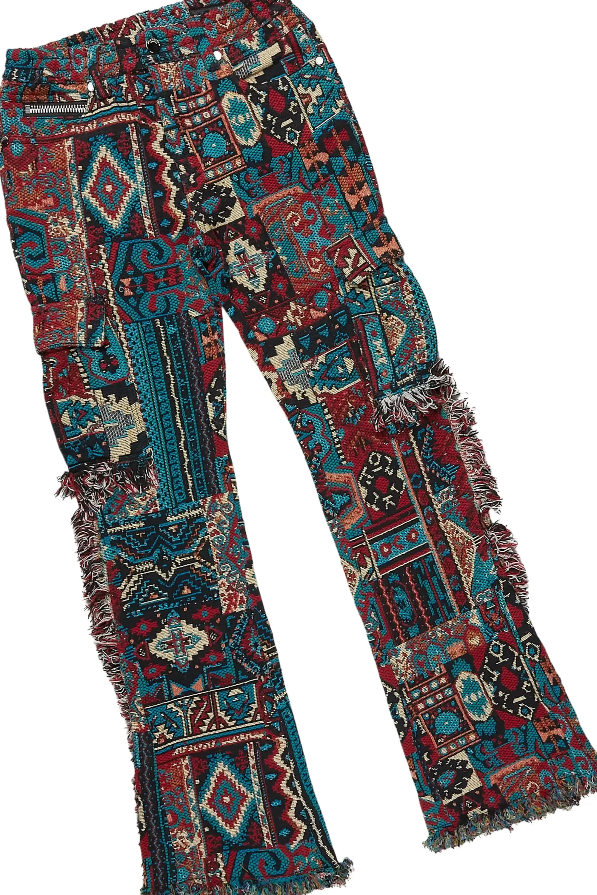 Boys Hans Maroon Hoodie/Stacked Flare Jean Set sold by Rockstar Original product image thumbnail 3