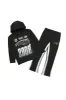 Boys Amos Black Stacked Track Set sold by Rockstar Original