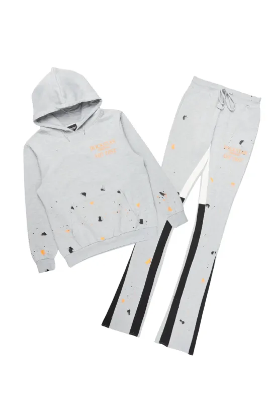 Raffer Heather Grey 2.0 Super Stacked Flare Track Set sold by Rockstar Original