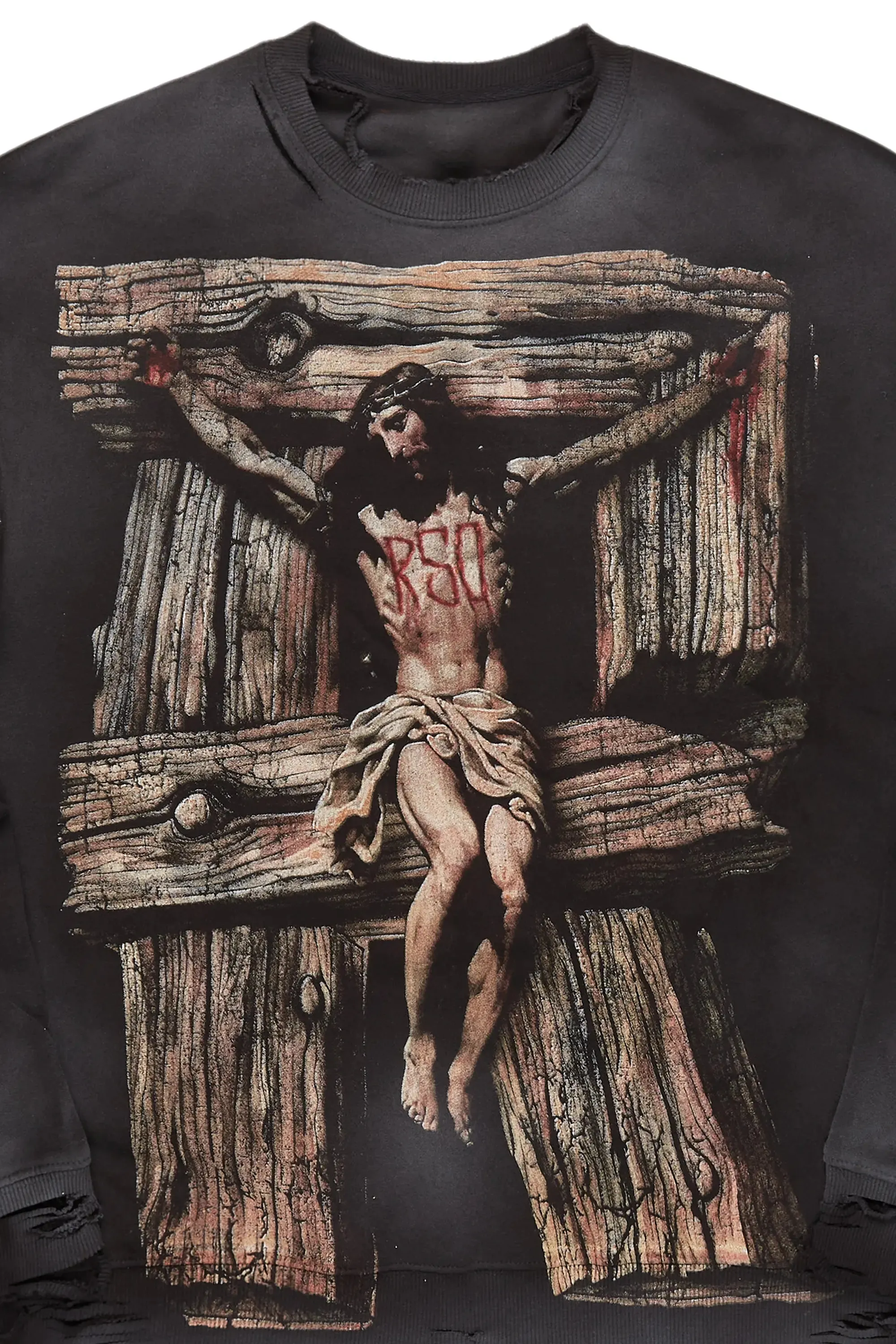 Deadra Black Crewneck sold by Rockstar Original product image thumbnail 2