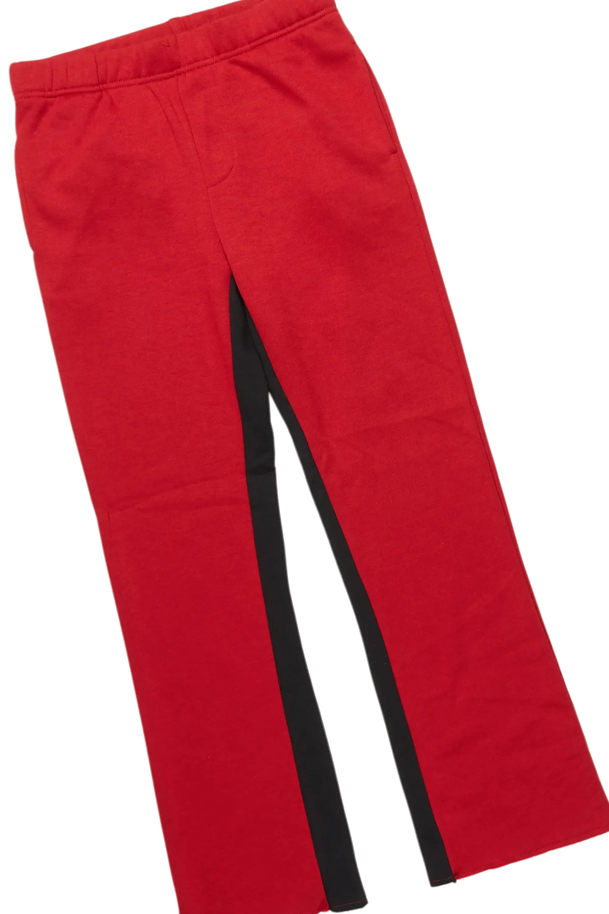 Boys Amos Burgundy Baggy Stacked Track Set sold by Rockstar Original product image thumbnail 3