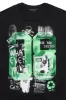 Grill Black/Green Graphic Oversized T-Shirt sold by Rockstar Original