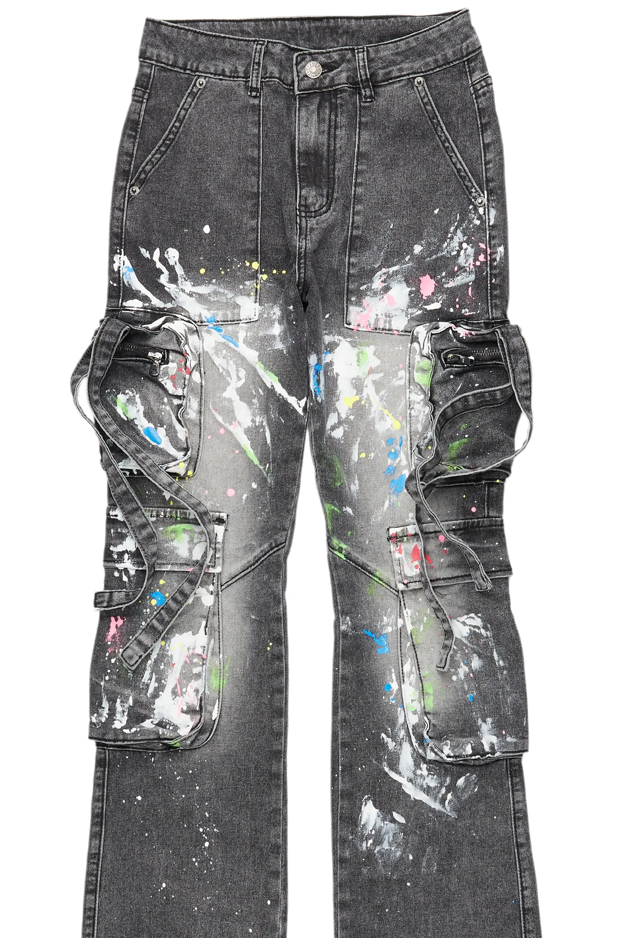 Kailiyah Grey Wash Super Stacked Jean sold by Rockstar Original product image thumbnail 2