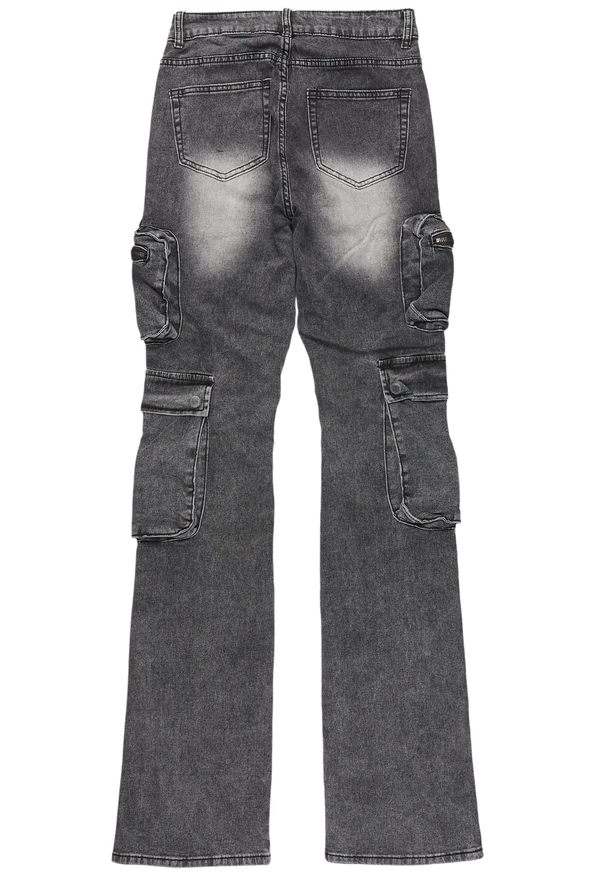 Kailiyah Grey Wash Super Stacked Jean sold by Rockstar Original product image thumbnail 3