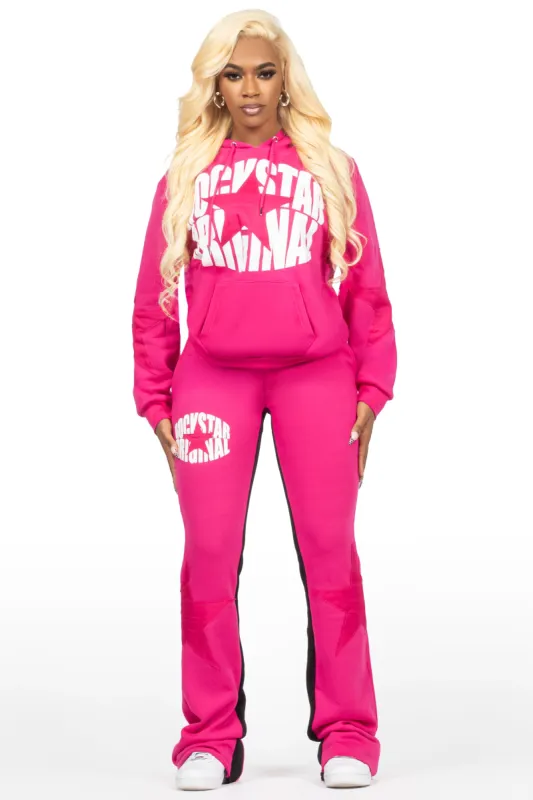 Devontae Hot Pink Super Stacked Trackset sold by Rockstar Original