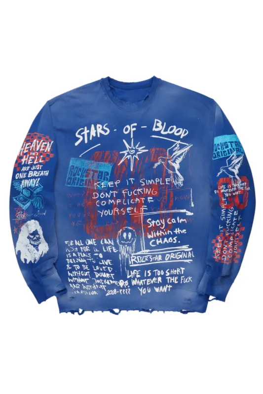 Shamirra Blue Crewneck sold by Rockstar Original