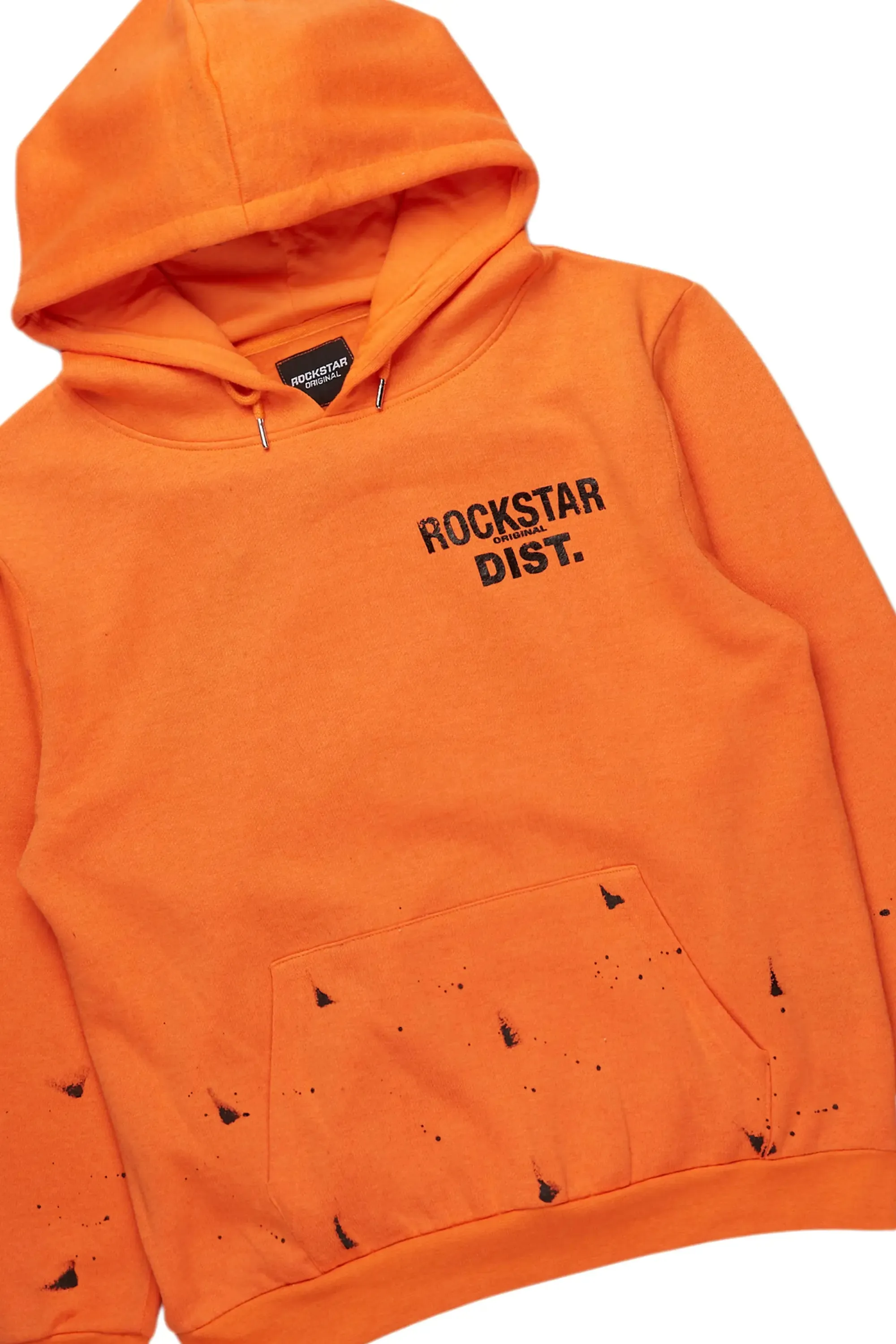 Raffer Orange Hoodie/Stacked Flare Pant Set sold by Rockstar Original product image thumbnail 2