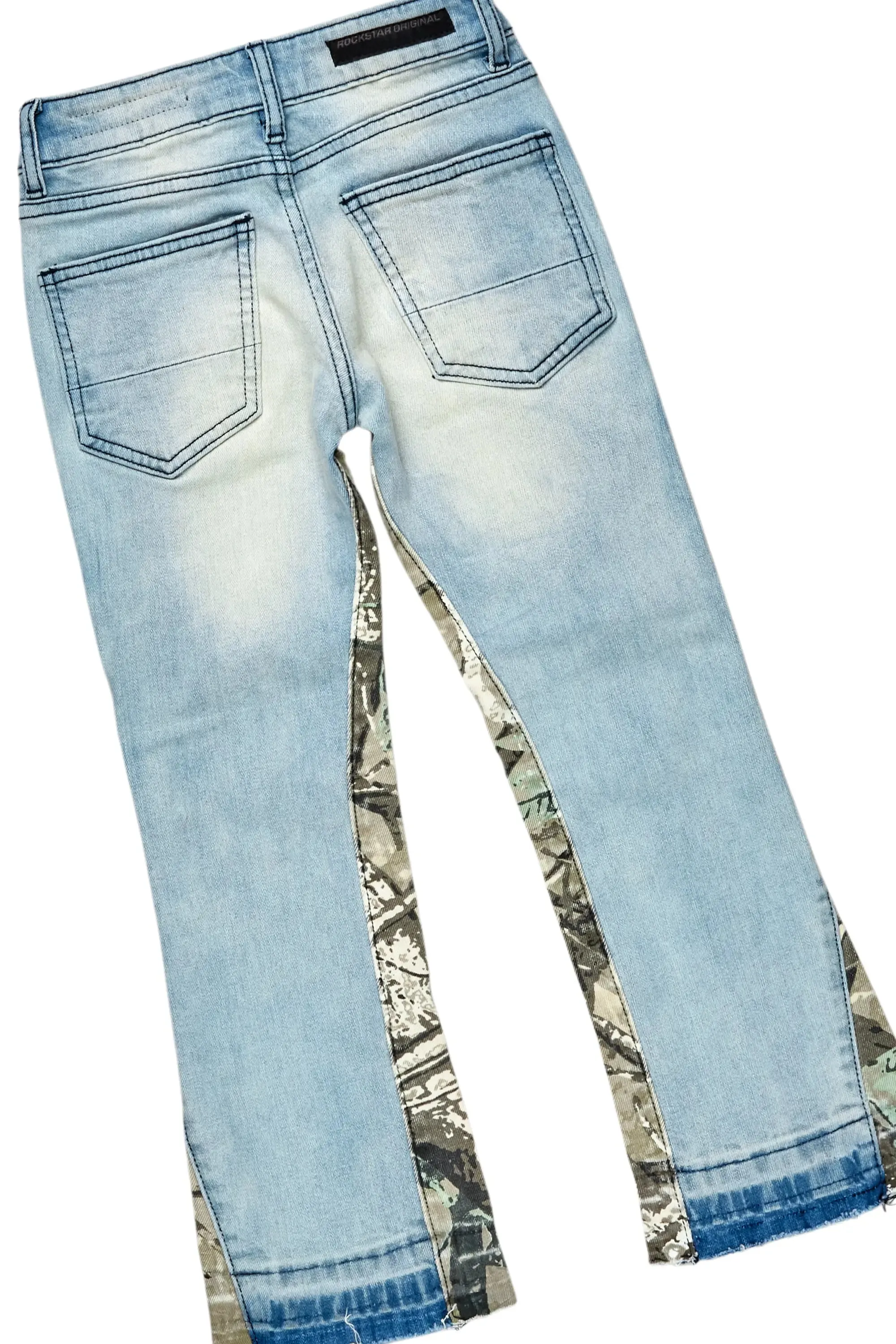 Boys Barren Red Hoodie/Stacked Flare Jean Set sold by Rockstar Original product image thumbnail 4