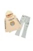 Boys Ceron Vintage Beige Hoodie/Stacked Flare Jean Set sold by Rockstar Original