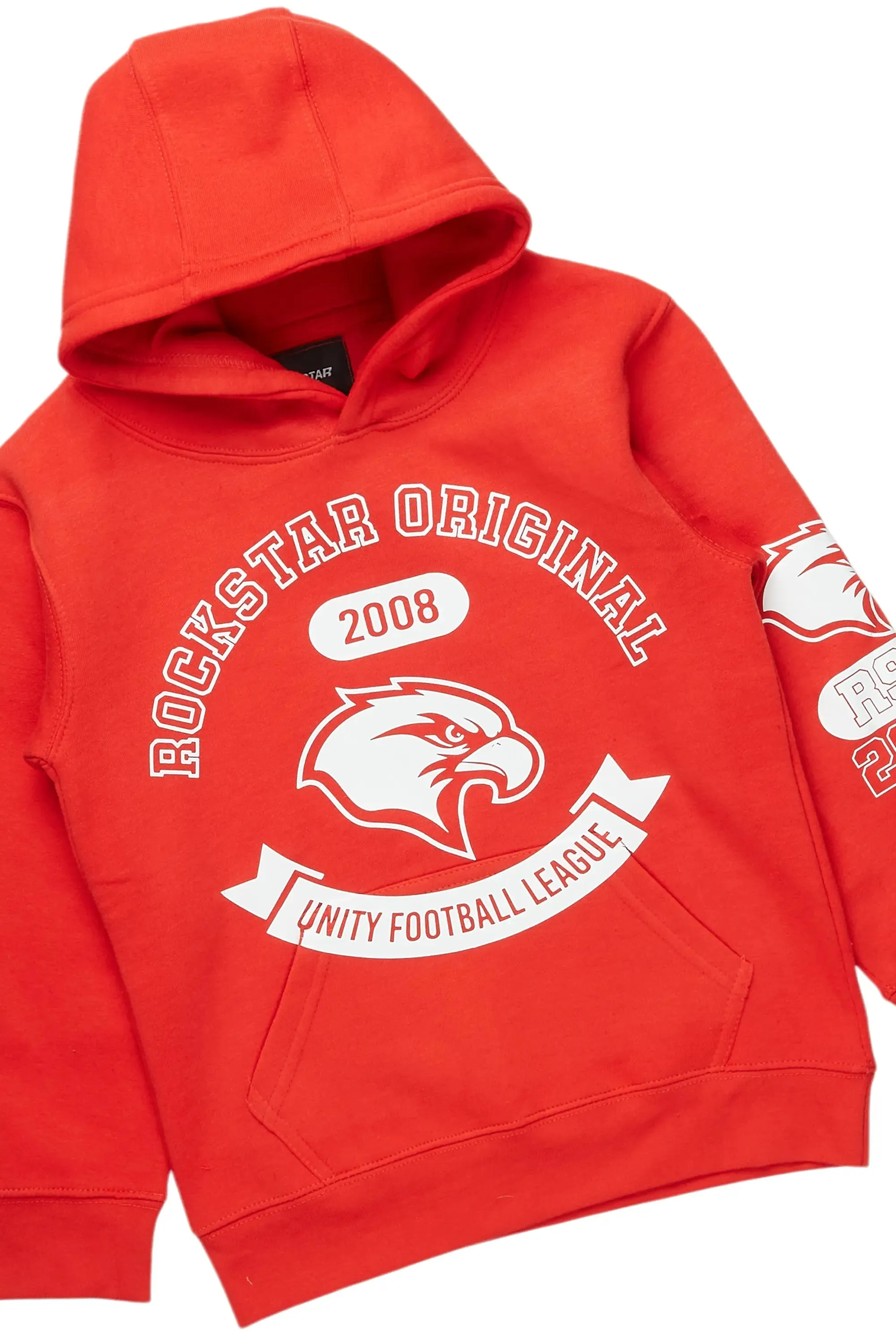 Boys Callias Red Hoodie/Slim Fit Jean Set sold by Rockstar Original product image thumbnail 2