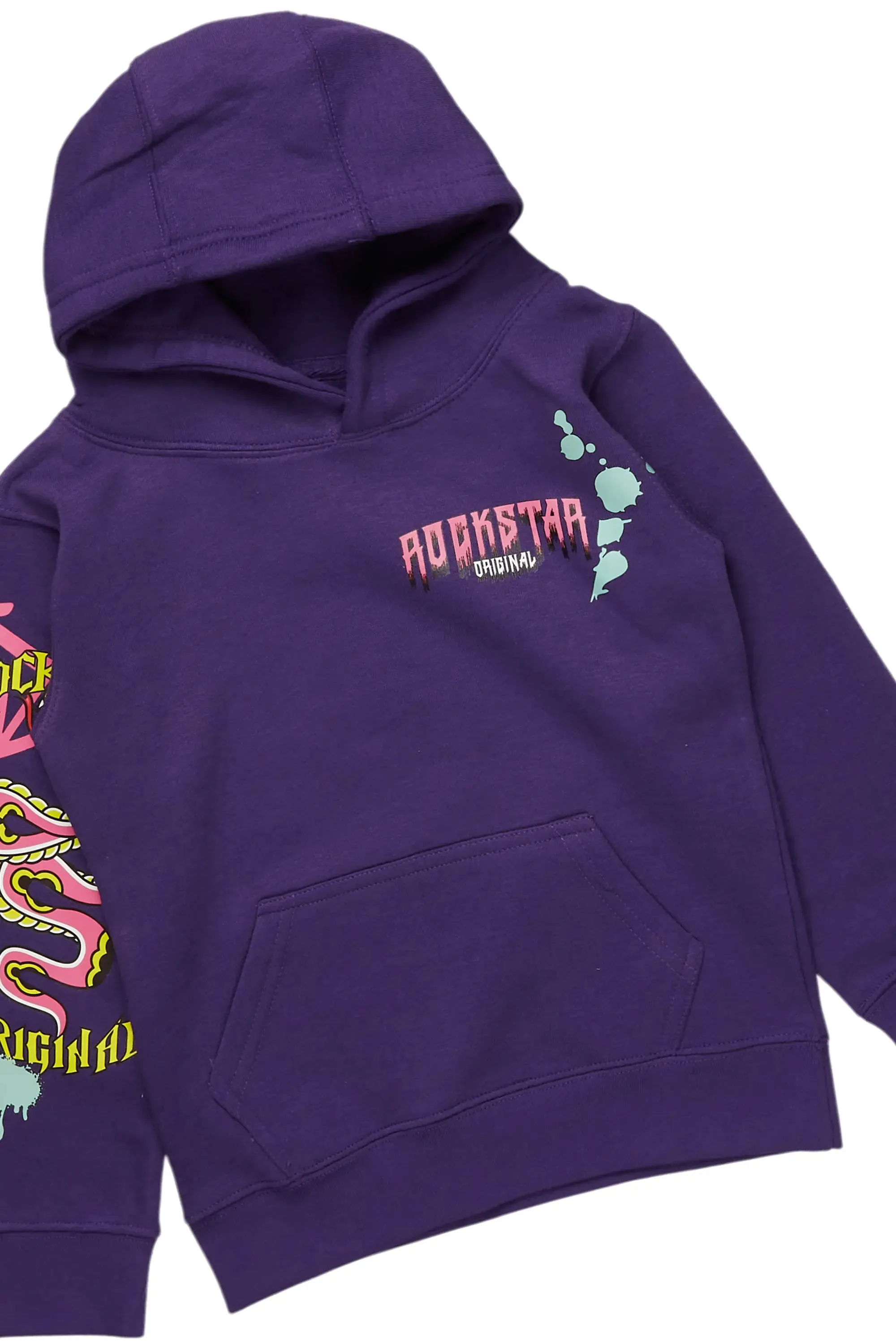 Girls Dalida Purple Hoodie/Slim Fit Jean Set sold by Rockstar Original product image thumbnail 2