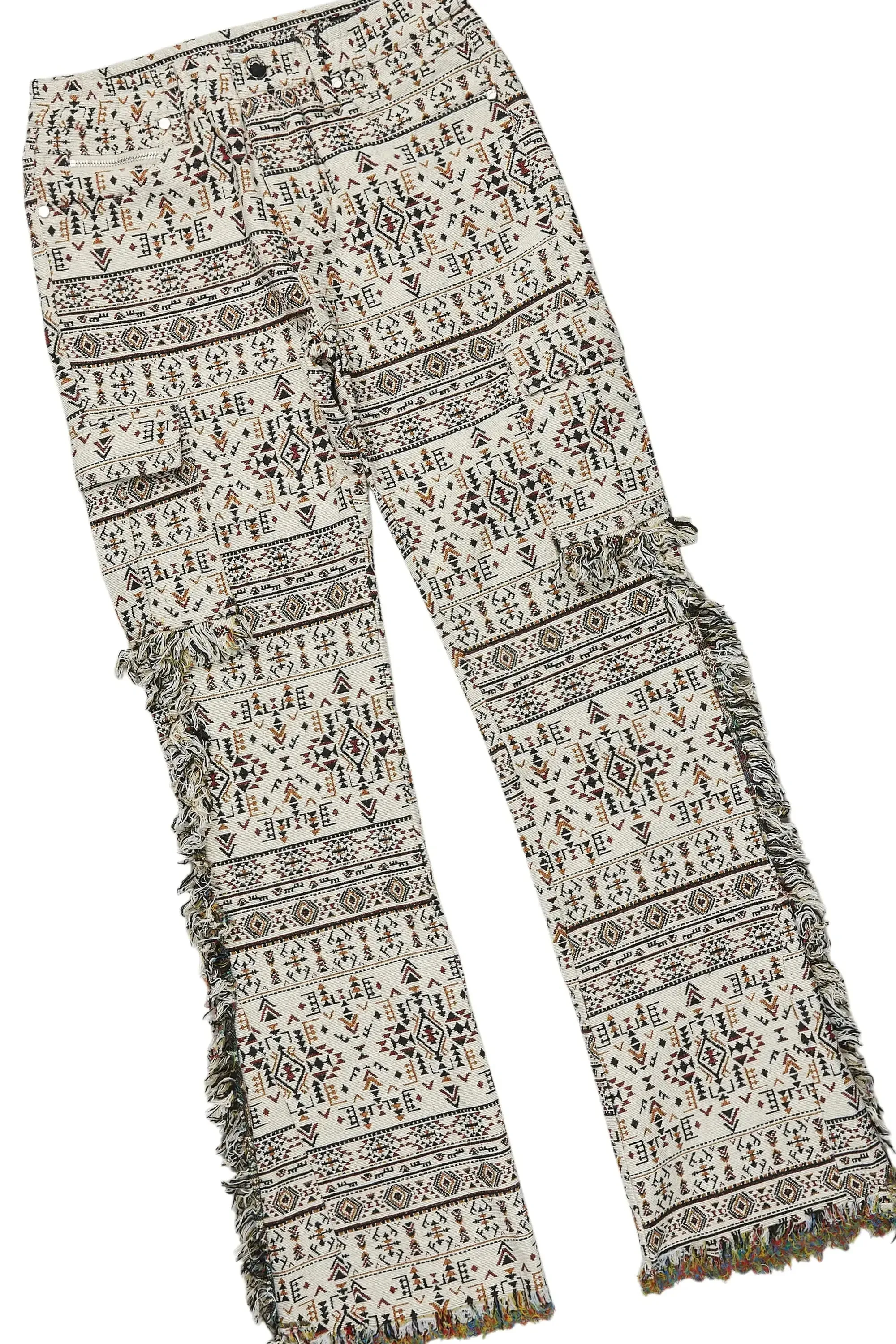 Girls Isla Maroon Hoodie/Stacked Flare Jean Set sold by Rockstar Original product image thumbnail 3