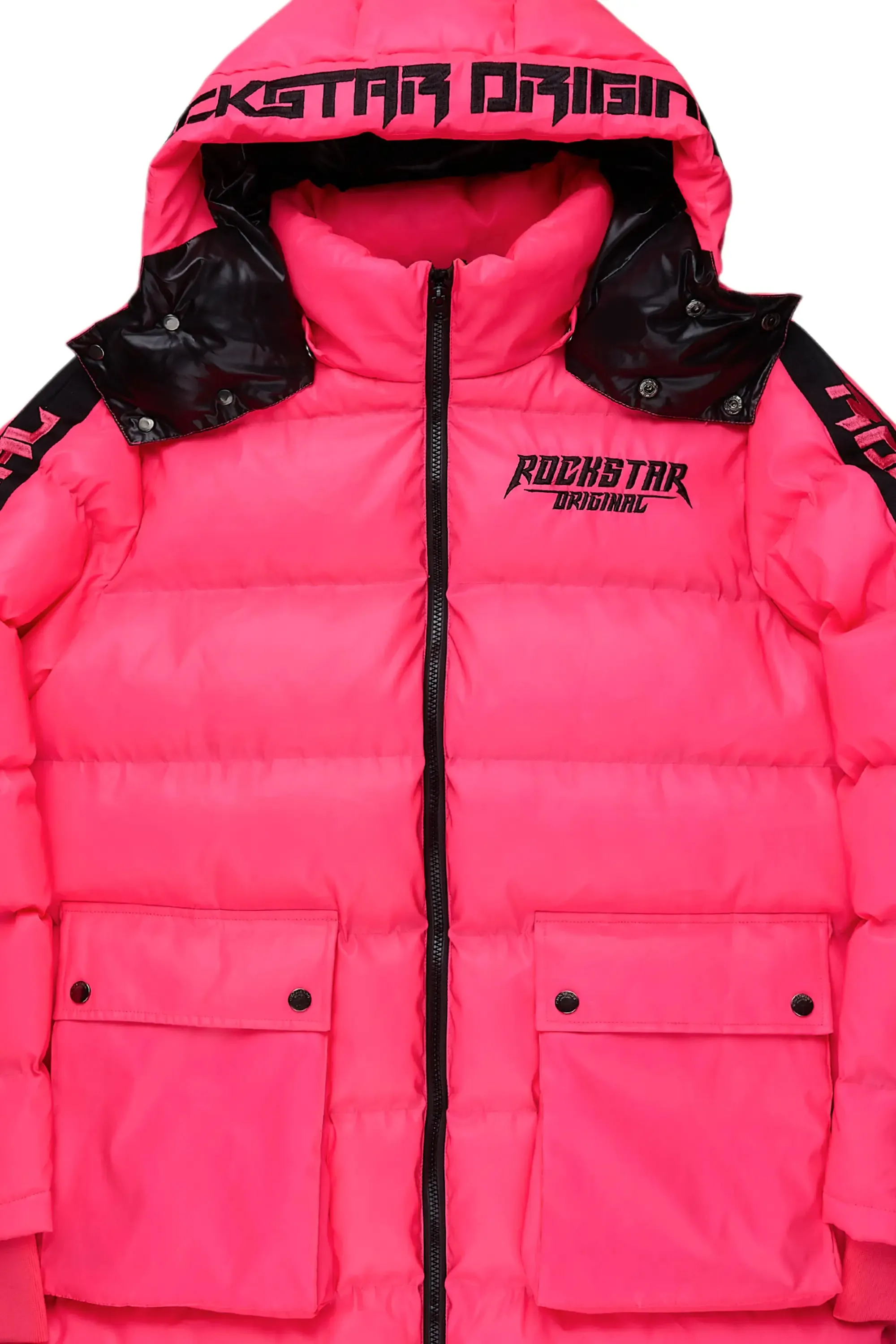 Nikita 2.0 Reflective Pink Puffer Jacket sold by Rockstar Original product image thumbnail 3