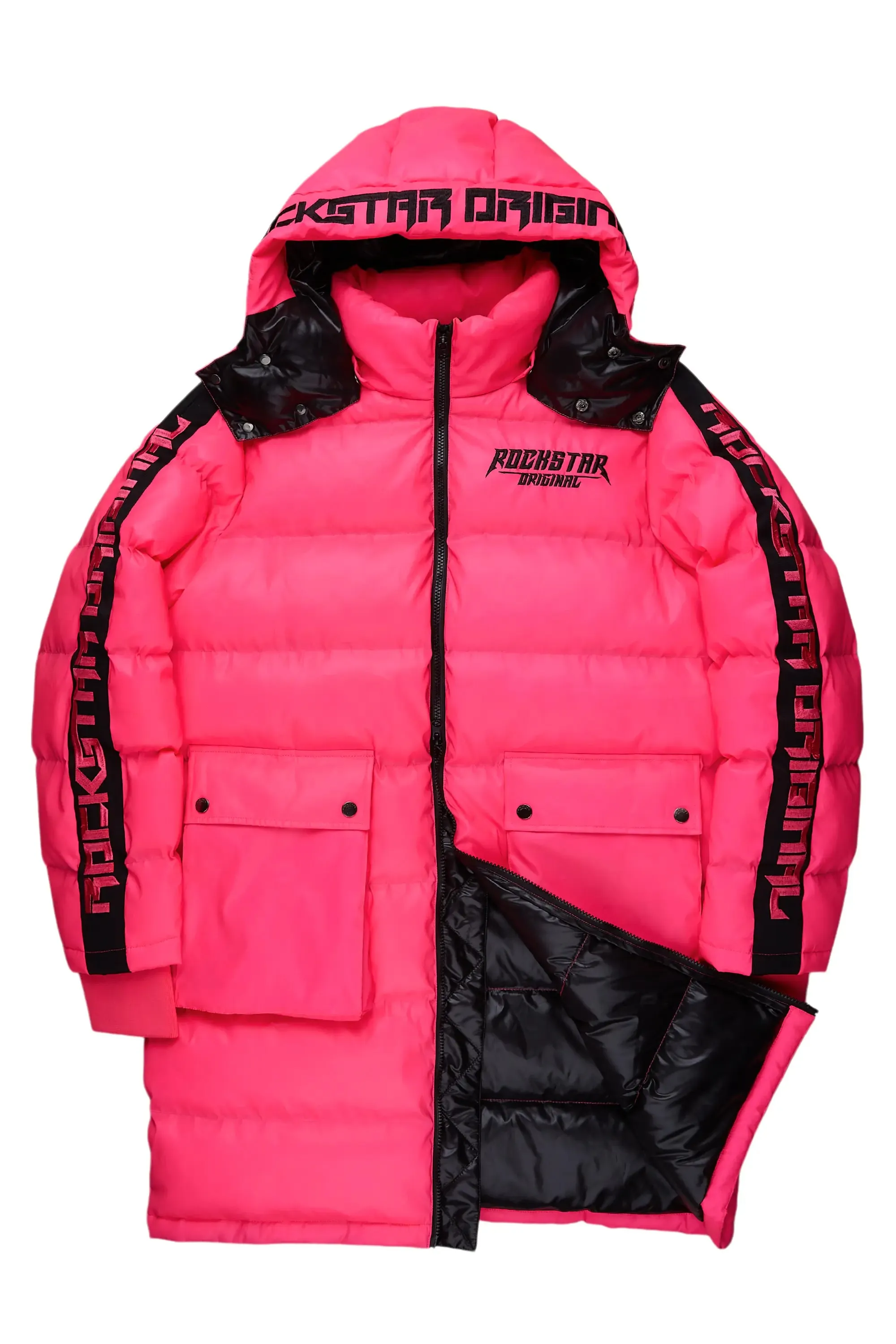 Nikita 2.0 Reflective Pink Puffer Jacket sold by Rockstar Original product image thumbnail 2