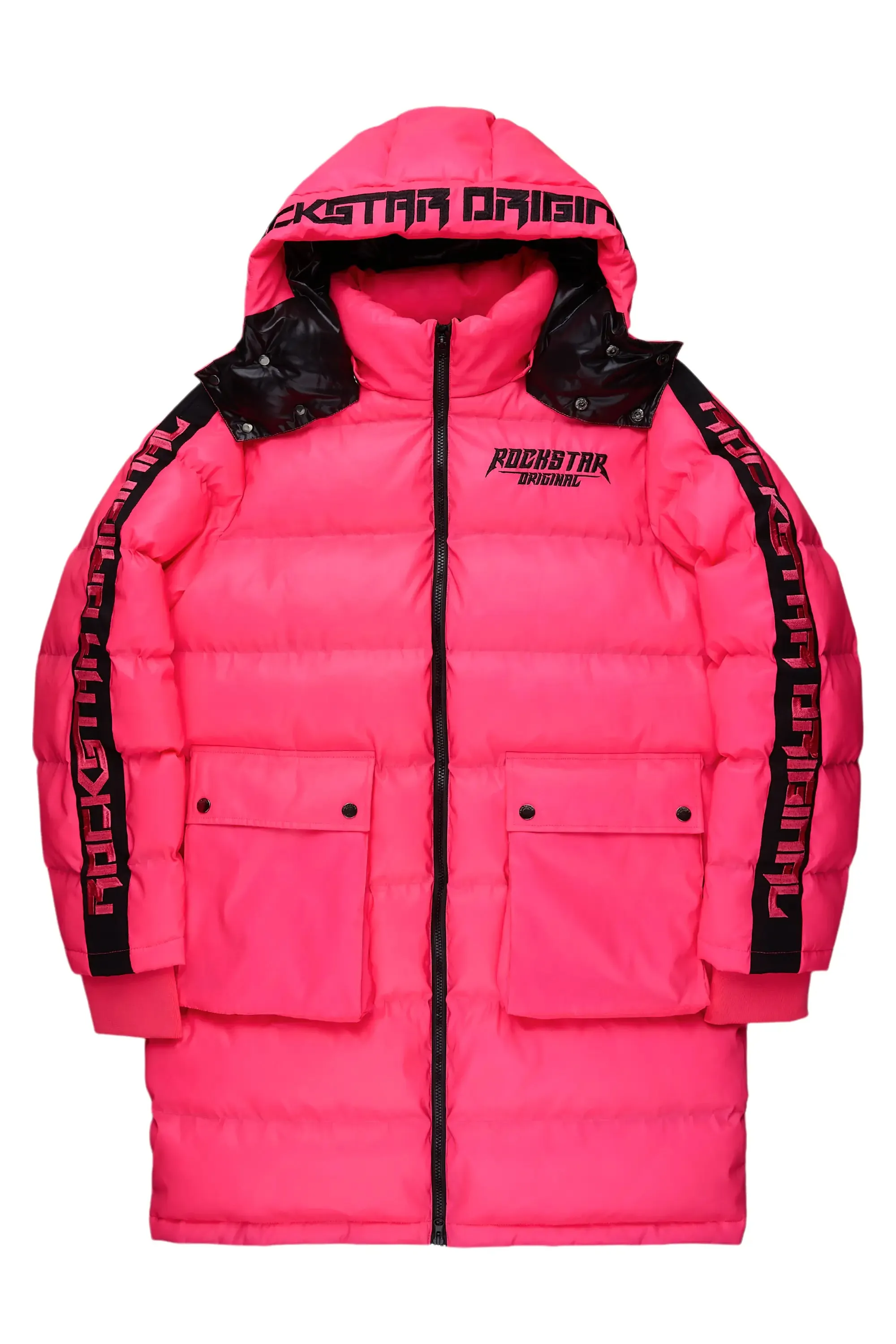 Nikita 2.0 Reflective Pink Puffer Jacket sold by Rockstar Original