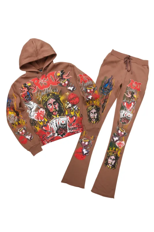 Curshae Mocha Super Stacked Trackset sold by Rockstar Original