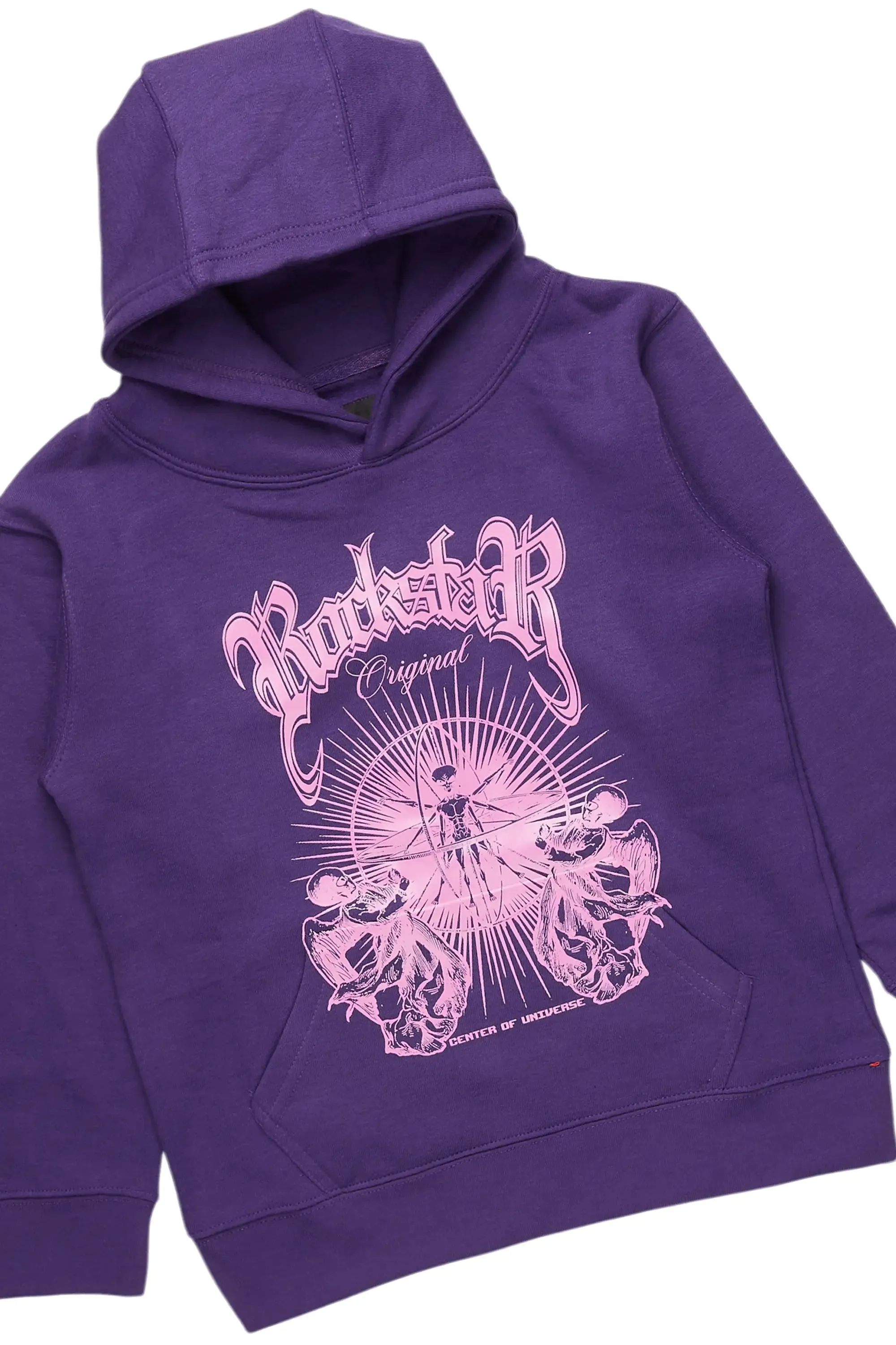 Boys Magar Purple Hoodie/Baggy Fit Jean Set sold by Rockstar Original product image thumbnail 2