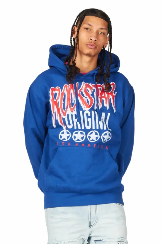 Wizzurd Royal/White Graphic Hoodie sold by Rockstar Original