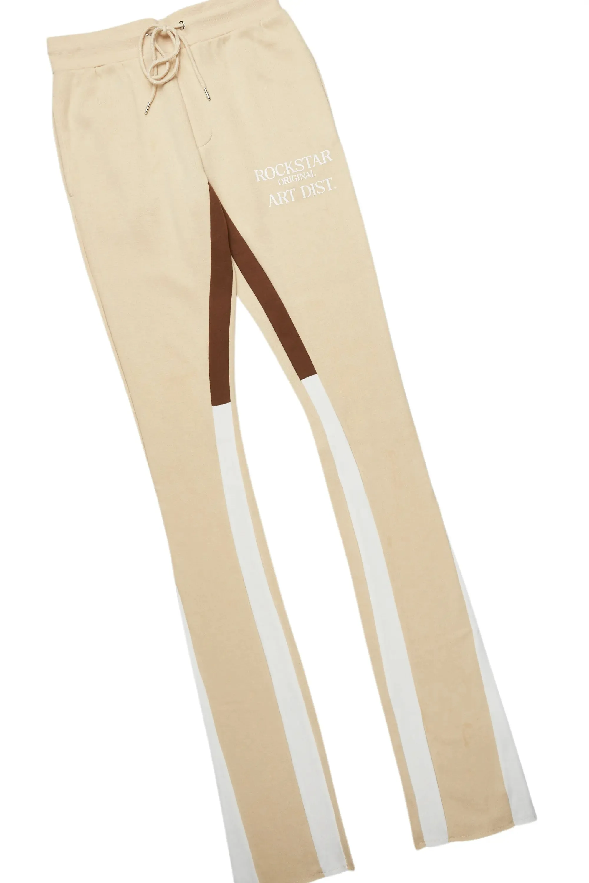 Briggs Beige Hoodie/Super Stacked Flare Track Set sold by Rockstar Original product image thumbnail 3