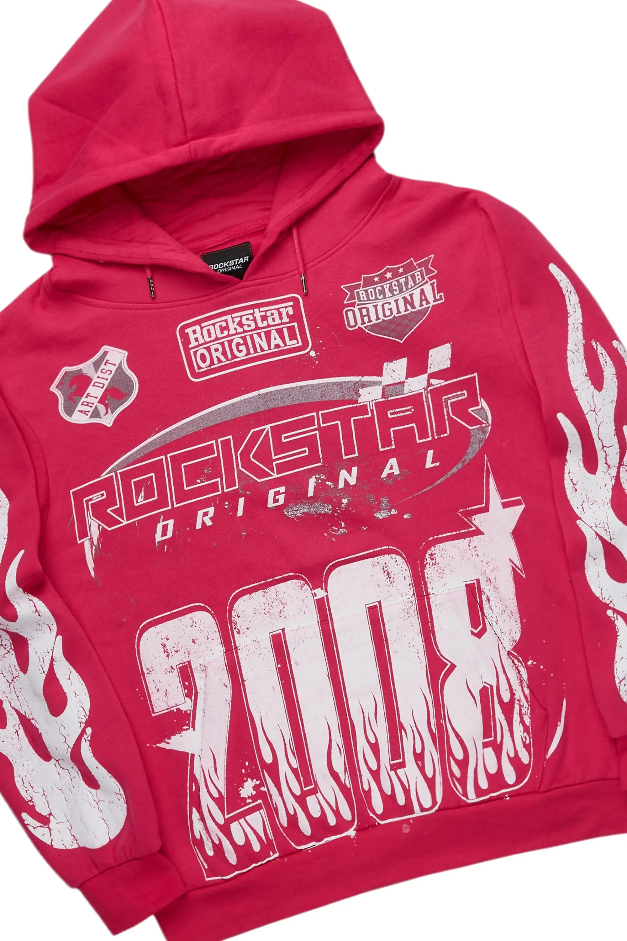 Amos Fuchsia Hoodie/Baggy Track Pant Set sold by Rockstar Original product image thumbnail 2