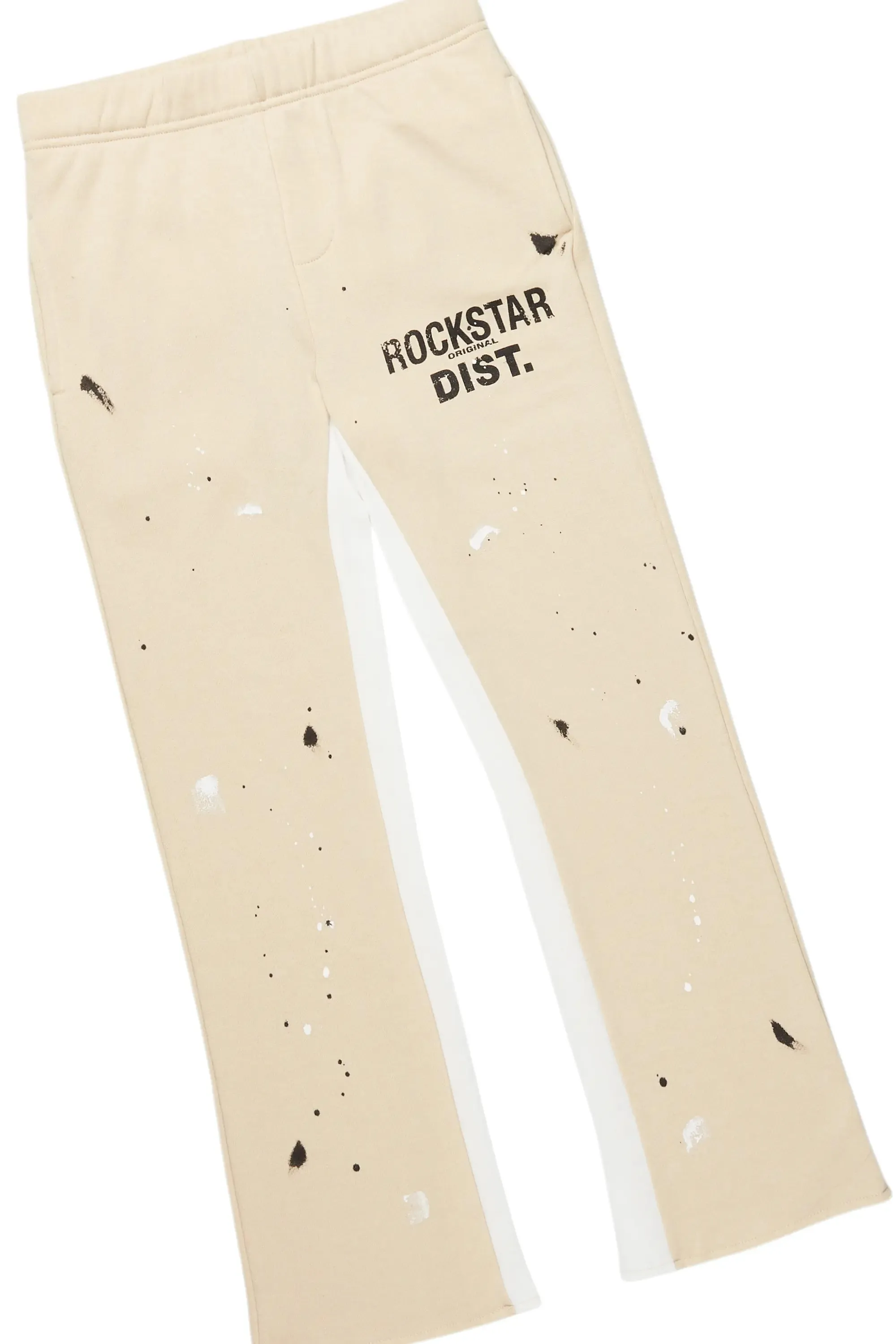 Boys Scottie Beige Baggy Stacked Track Set sold by Rockstar Original product image thumbnail 3