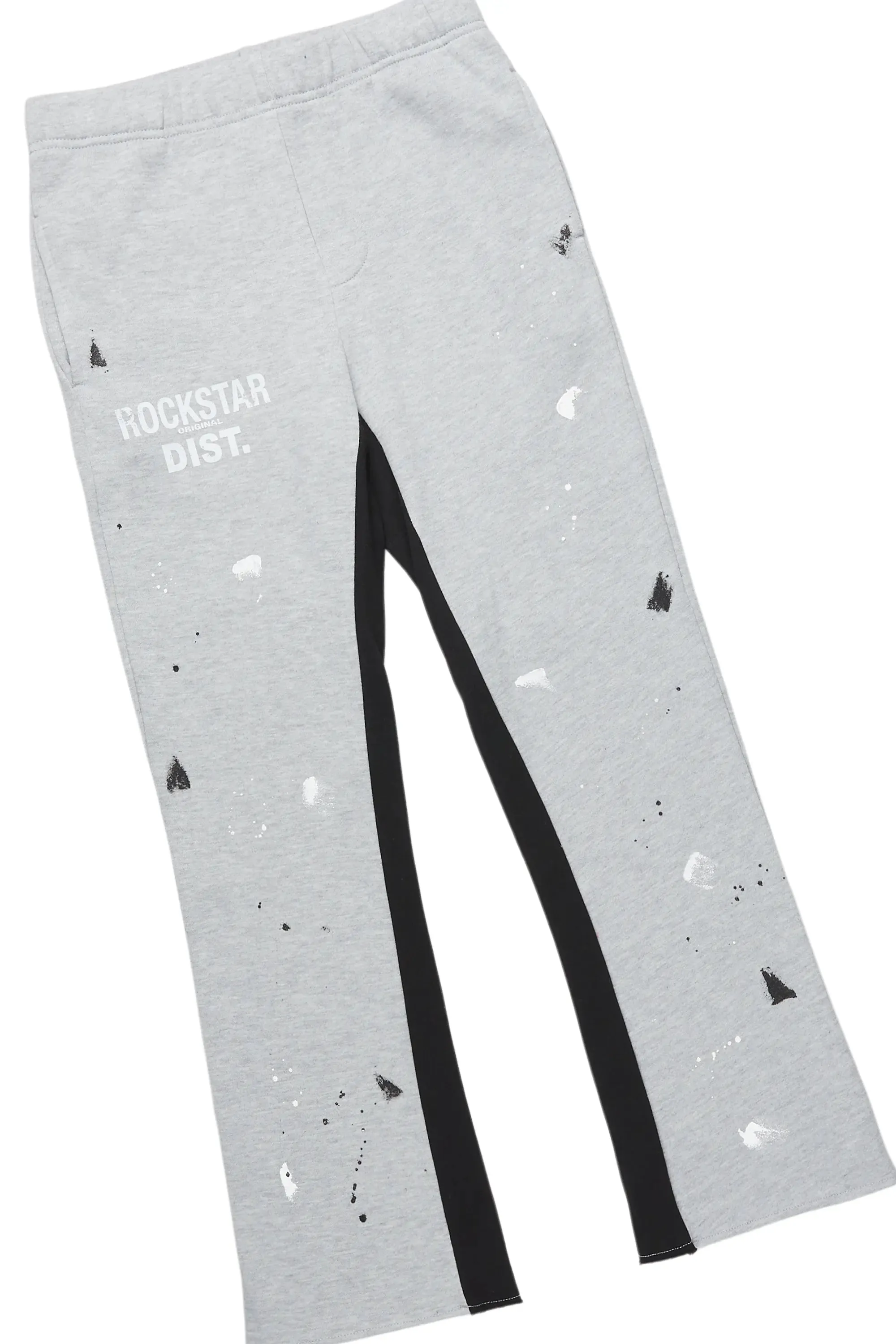 Boys Scottie Heather Grey Baggy Stacked Track Set sold by Rockstar Original product image thumbnail 3