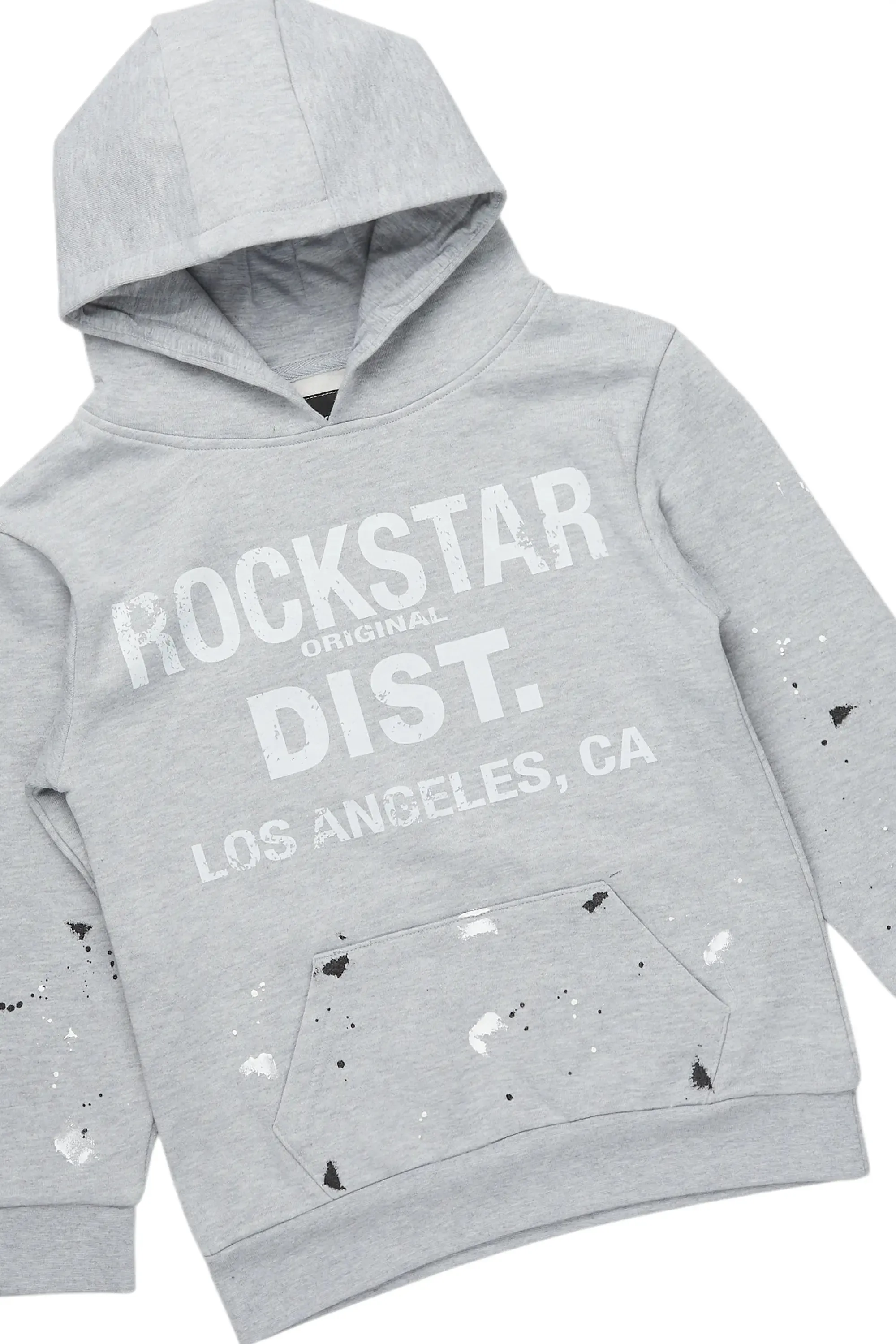 Boys Scottie Heather Grey Baggy Stacked Track Set sold by Rockstar Original product image thumbnail 2