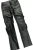 Boys Fields Black/Blue Hoodie/Stacked Flare PU Jean Set sold by Rockstar Original