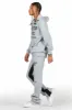 Scottie Heather Grey Hoodie/Baggy Track Pant Set sold by Rockstar Original