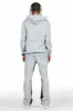 Scottie Heather Grey Hoodie/Baggy Track Pant Set sold by Rockstar Original