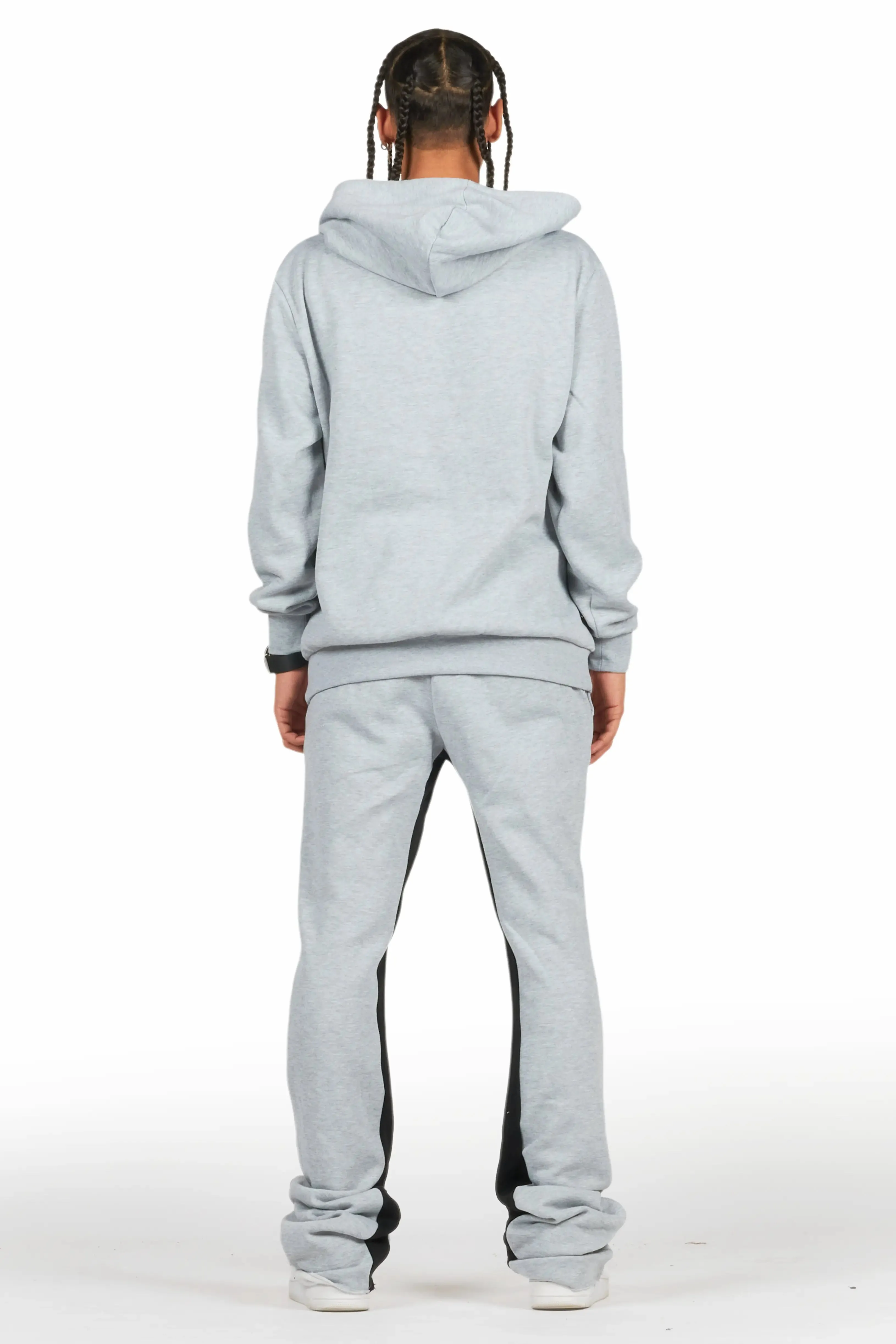 Scottie Heather Grey Hoodie/Baggy Track Pant Set sold by Rockstar Original product image thumbnail 3