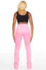 Anastesia Bubblegum Pink Stacked Track Pant sold by Rockstar Original