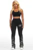 Anastesia Black Stacked Track Pant sold by Rockstar Original