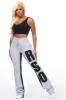 Juatica Heather Grey Baggy Stacked Track Pant sold by Rockstar Original