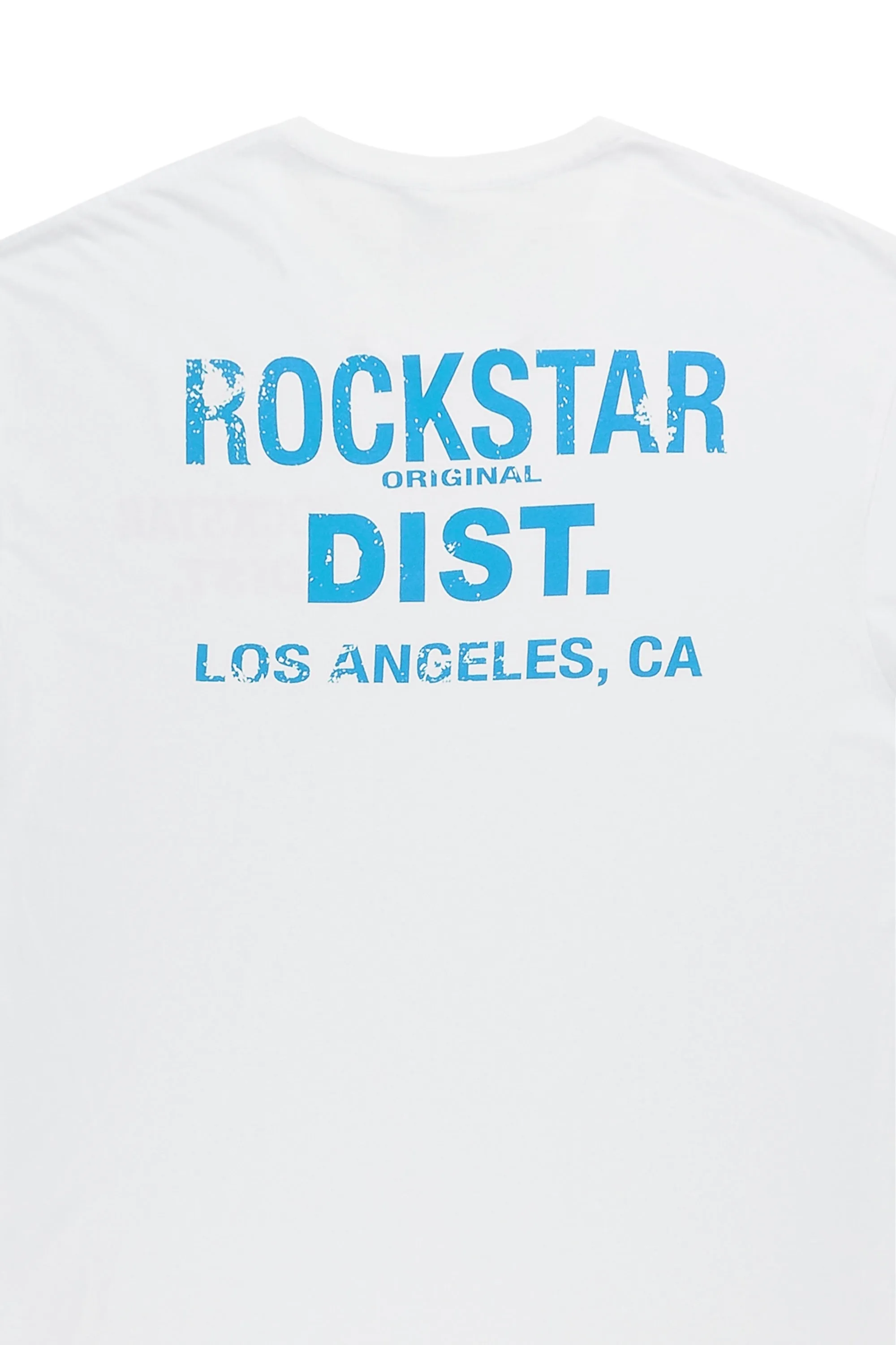 Dalasia White/Blue Oversized Tee sold by Rockstar Original product image thumbnail 3