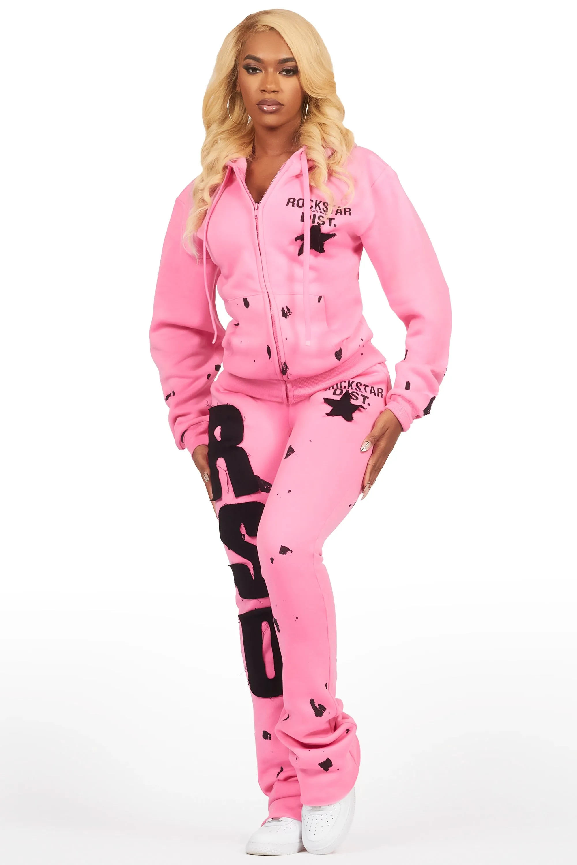 Shiniya Bubblegum Pink Super Stacked Trackset sold by Rockstar Original product image thumbnail 2
