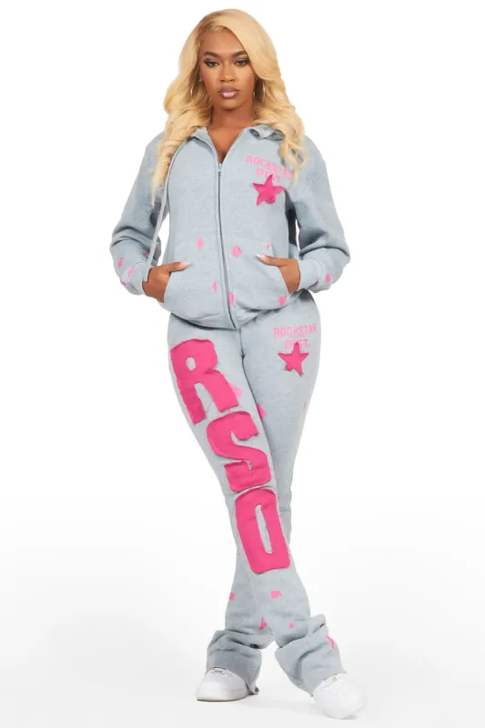 Shiniya Heather Grey Super Stacked Trackset sold by Rockstar Original