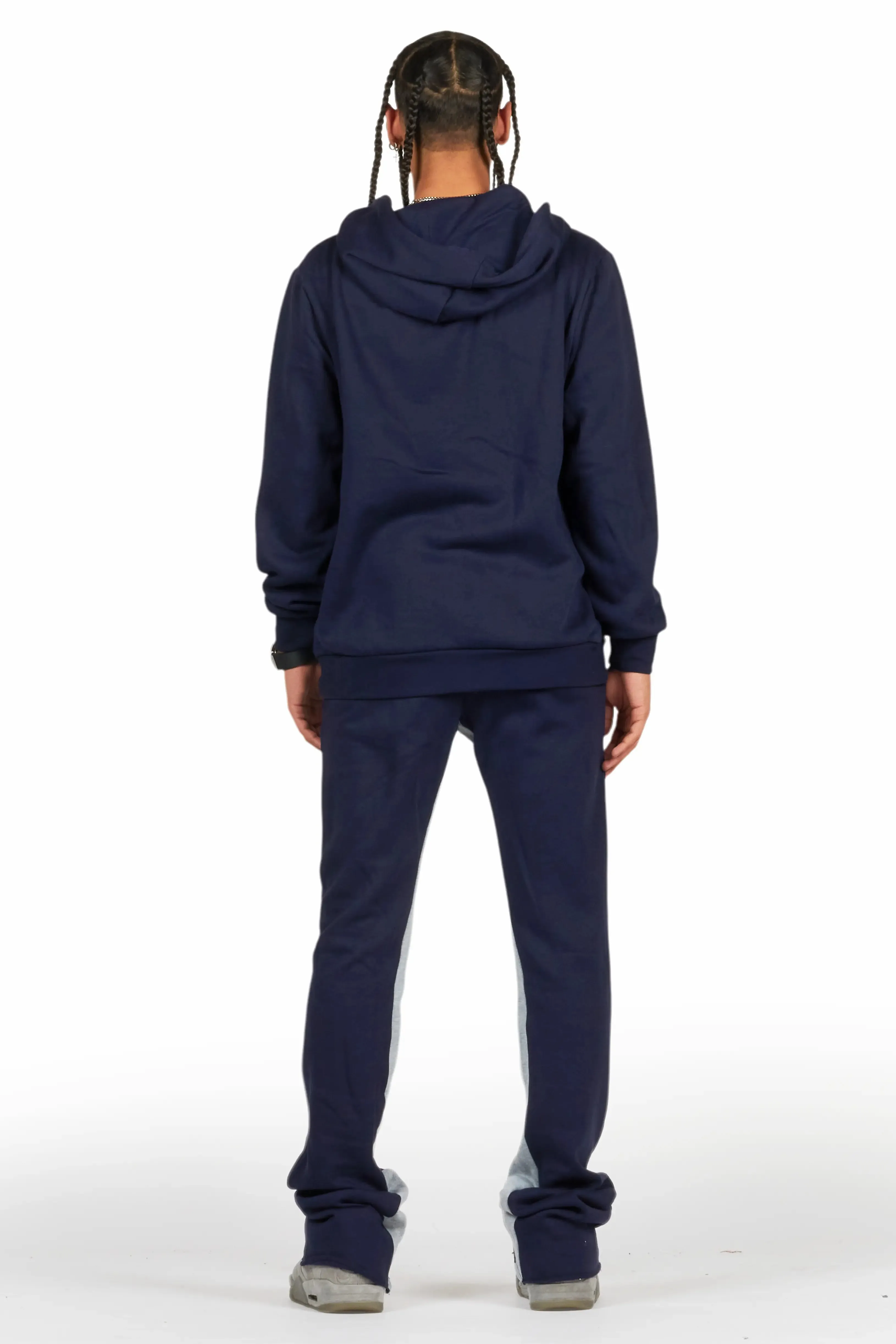 Raffer Navy Hoodie Baggy Fit Pant Track Set sold by Rockstar Original product image thumbnail 4
