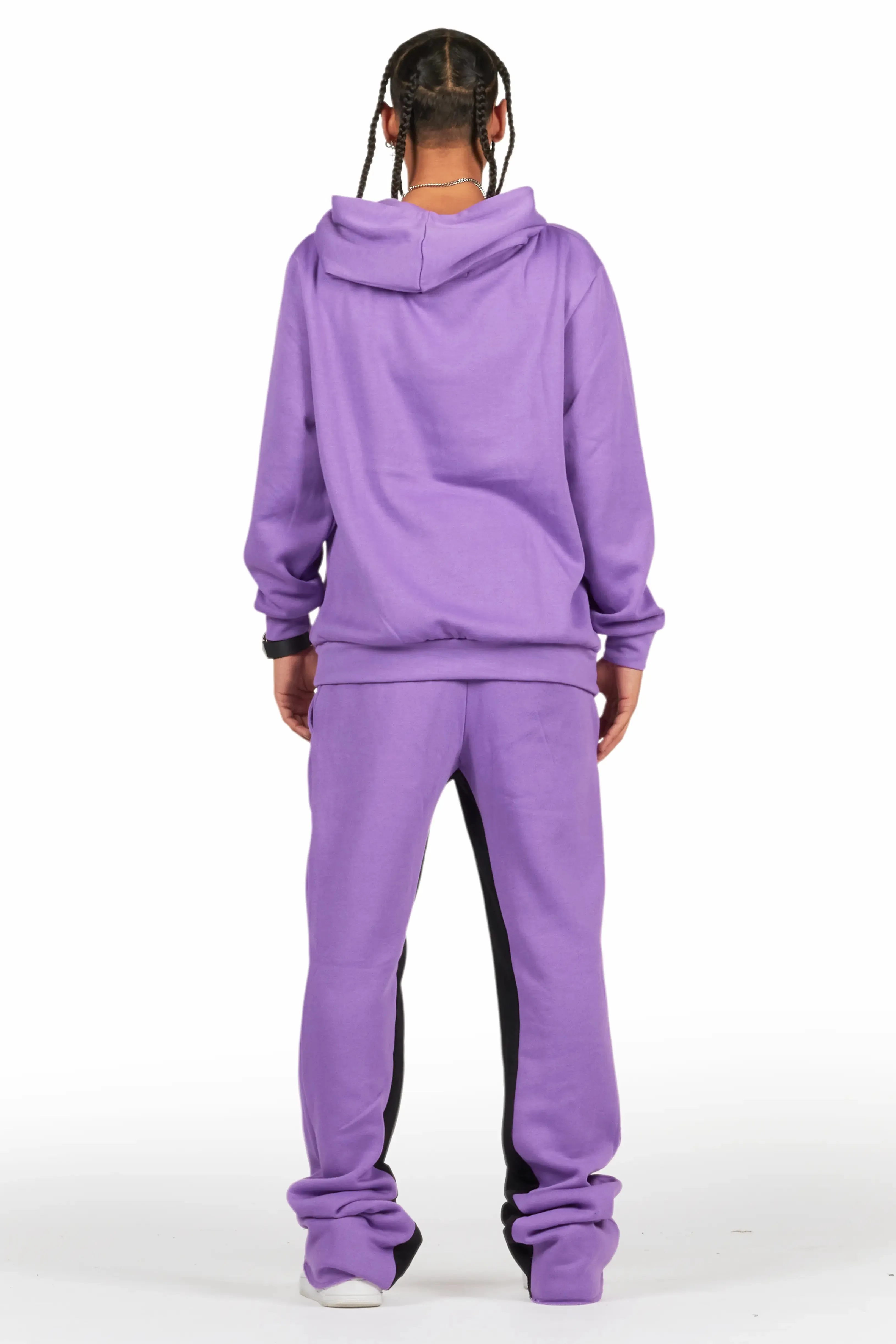 Lake Purple Hoodie/Baggy Track Pant Set sold by Rockstar Original product image thumbnail 4