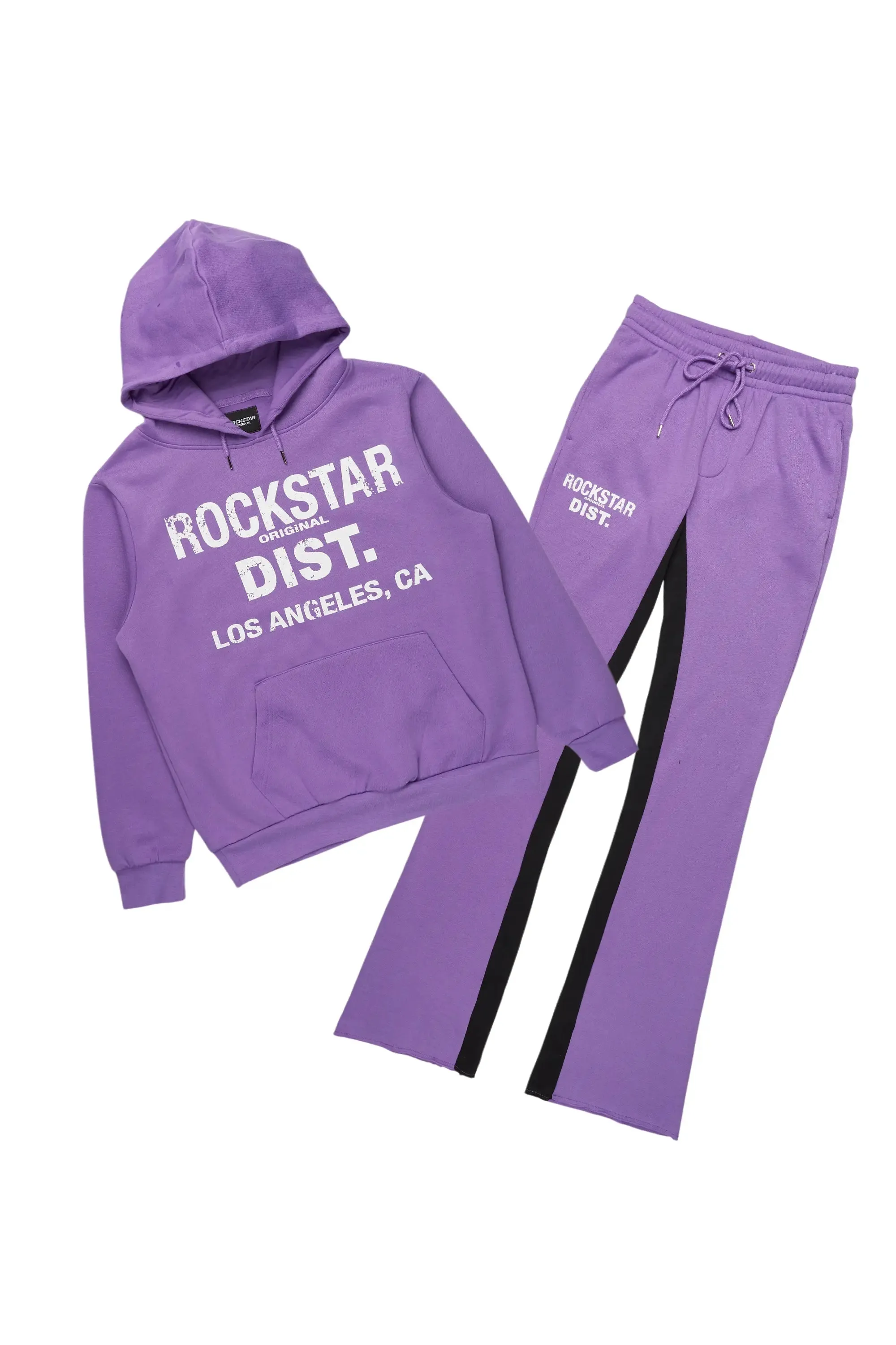 Lake Purple Hoodie/Baggy Track Pant Set sold by Rockstar Original